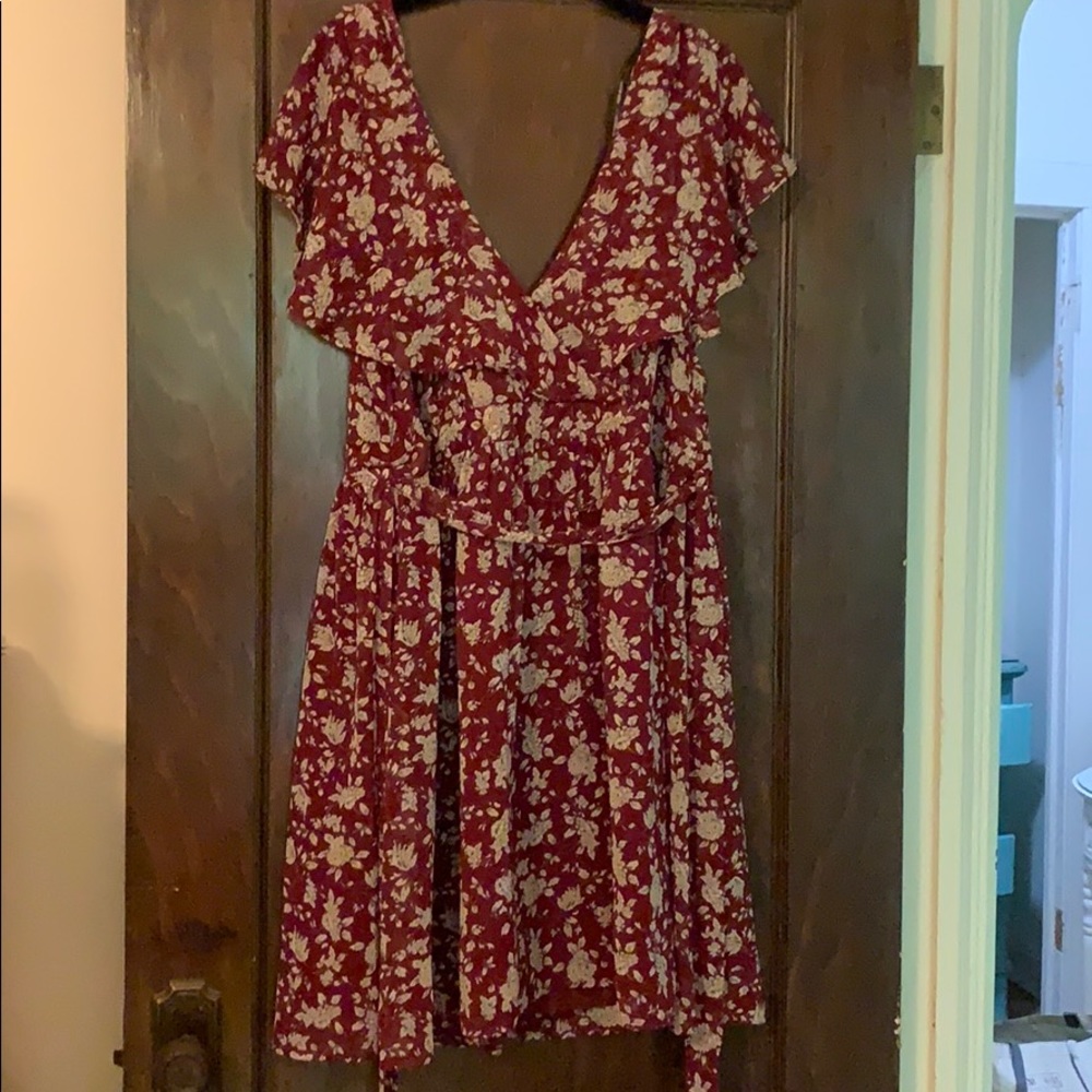 Flowy floral dress